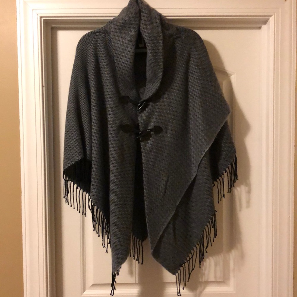 Cowl neck cape